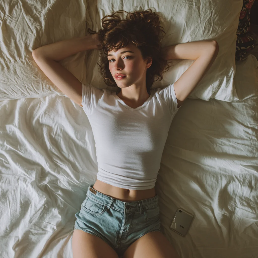 A private uncensored Flirt AI chat on a phone screen